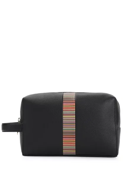 Geantă Paul Smith cu dungi negru