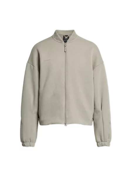 Dzianinowa bluza rozpinana Adidas Performance szara