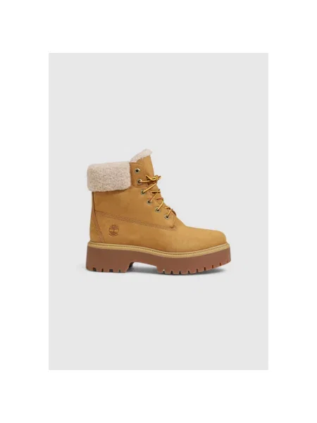 Nubuk street bokacsizma Timberland strasszokkal barna