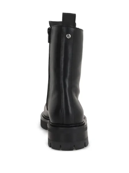 Botine Ann Demeulemeester cu șireturi din dantelă negru