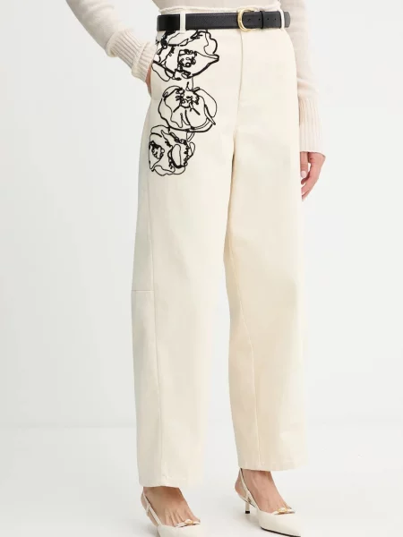 MAX&Co. pantaloni high waist bej