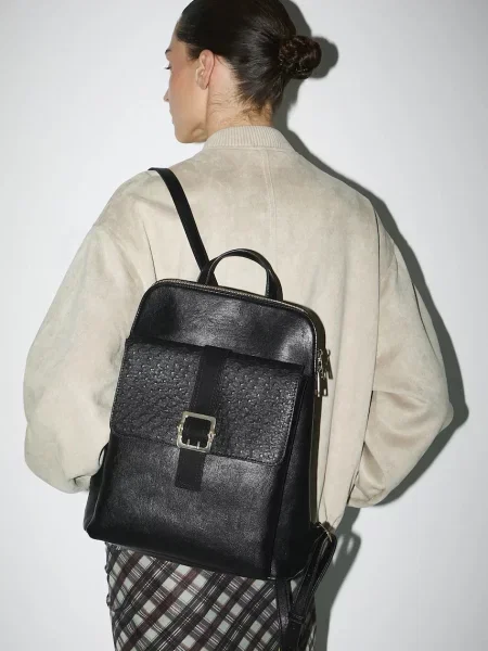 Ruksak Medicine veliki bez uzorka crna