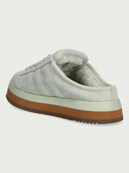 Adidas Originals Campus Winter Low sneakersy zamszowe zielone