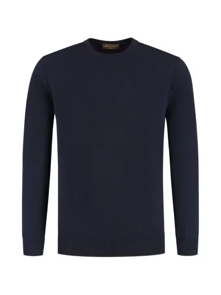Pulover Doriani Cashmere din cașmir albastru