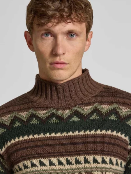 Sweter o luźnym kroju z dzianiny z mieszanki bawełny i wełny Polo Ralph Lauren