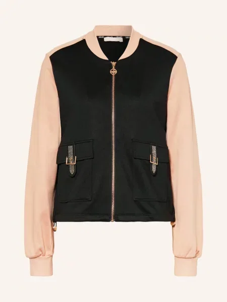 Wielobarwność kurtka bomber Liu Jo czarny