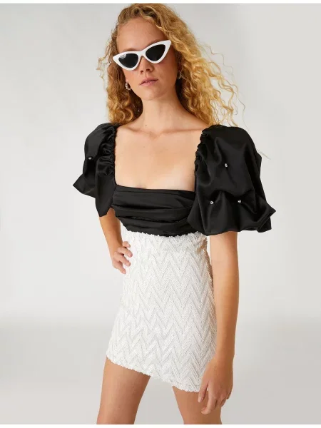 Sukienka wieczorowa Koton w serca szara