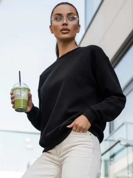 Bluza SWAN Dstreet czarna
