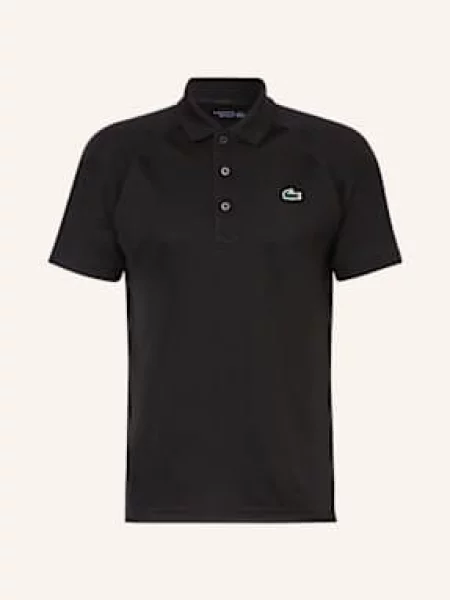 Lacoste Funkcyjna Koszulka Polo schwarz czarna