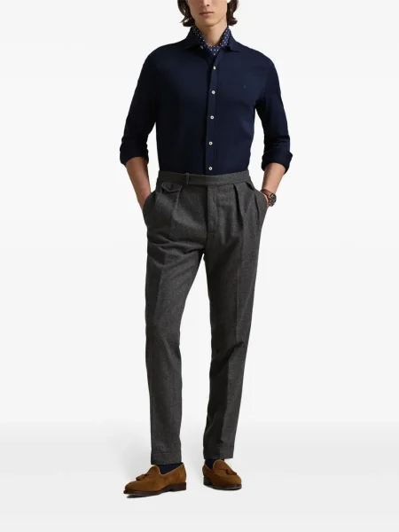 Ριγέ μπλούζα Polo Ralph Lauren με κέντημα πράσινο