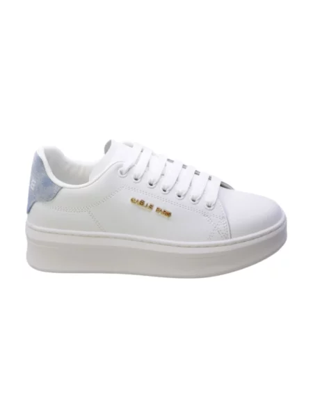 Sneakersy Gaëlle Paris skórzane białe