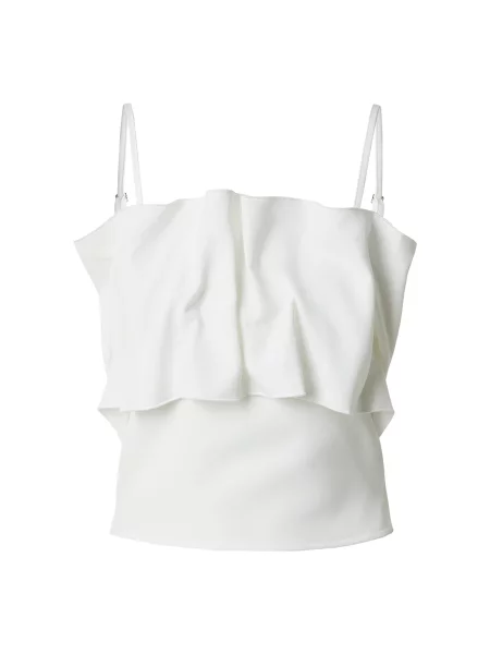 SELECTED Top SLFVINELLE natural alb