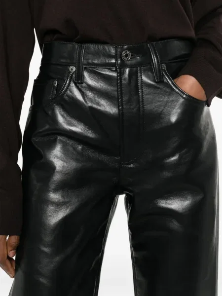 Pantaloni Agolde cu 5 buzunare negru