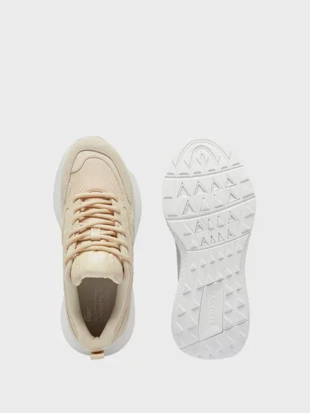 Кроссовки Lacoste бежевые