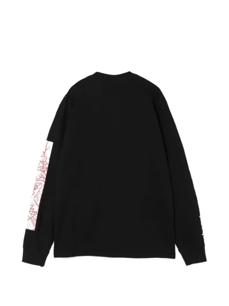 Lung tricou Undercover cu imagine negru