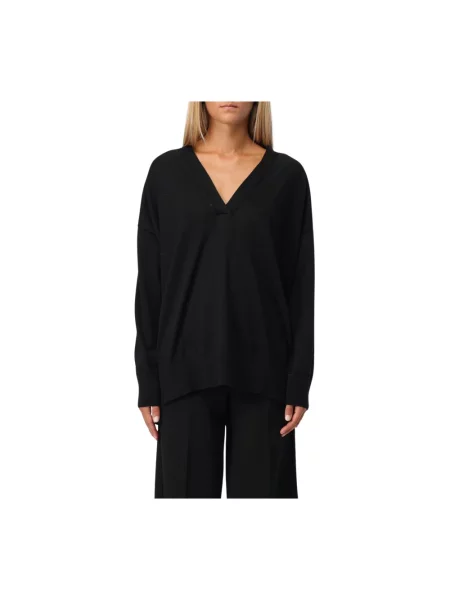 Dzianinowy sweter Liviana Conti czarny