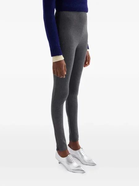 Leggings Jil Sander stretch gri