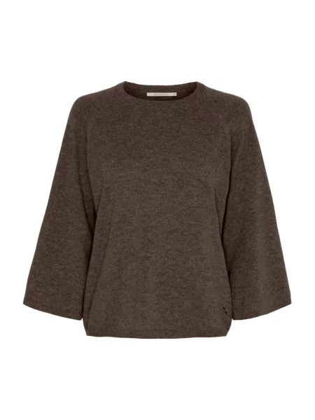 Dzianinowy sweter Btfcph brązowy