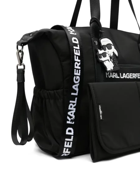 Torba dziecięca Karl Lagerfeld czarna