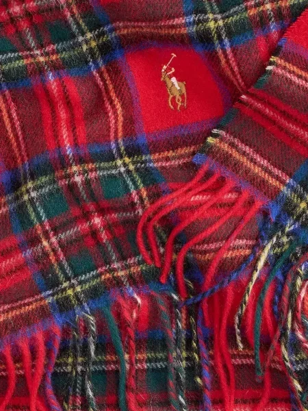 Маратонки Polo Ralph Lauren бродирани кафяво