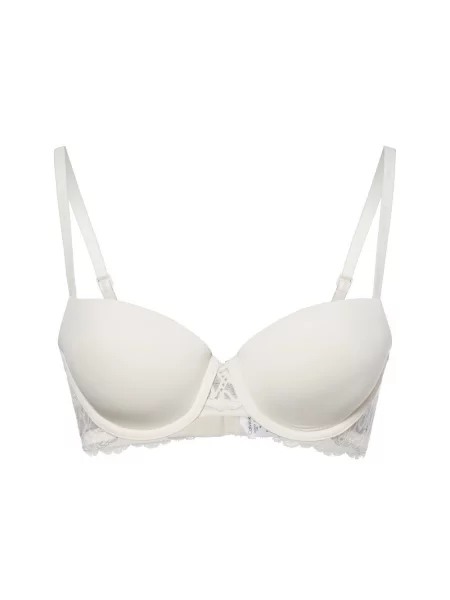 Biustonosz z koronką Calvin Klein biały