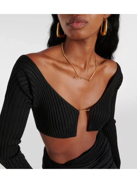 Cardigan Jacquemus tricotate negru