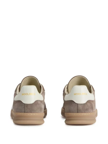 Fűzős csipkés sneaker Woolrich barna