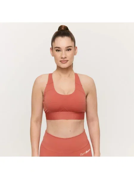 Biustonosz sportowy regulowany Limitless czerwony