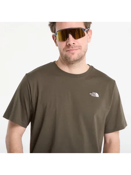 Krátke tričko The North Face s krátkymi rukávmi zelená