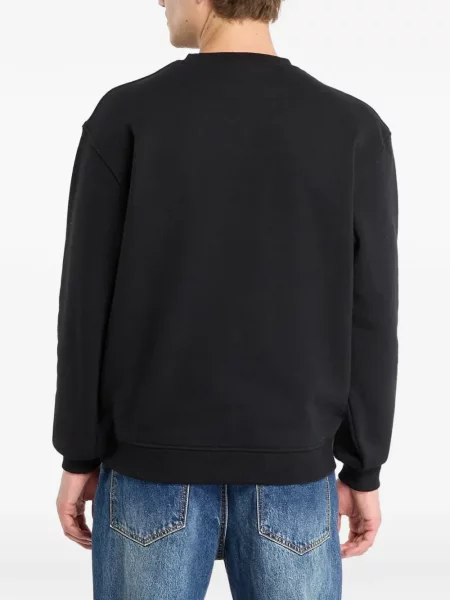 Hanorac crewneck Urban Classics cu decolteu rotund negru
