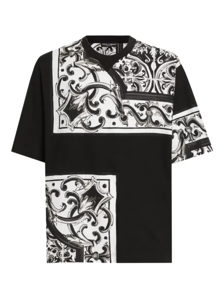 Tricou Dolce & Gabbana cu imagine negru