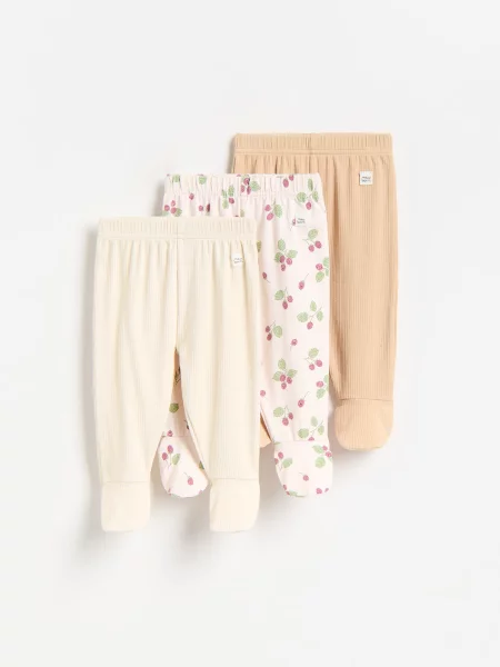 Reserved leggings 3 csomag bézs