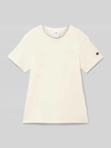 T-shirt z wyhaftowanym logo Champion