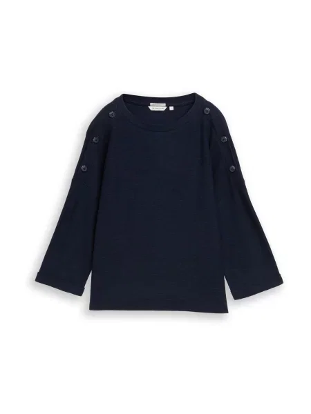 TOM TAILOR Tricou închis albastru