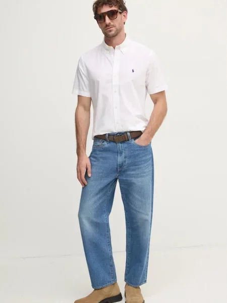 Сорочка Polo Ralph Lauren regular комір button-down бежевий