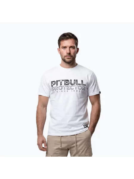 Tricou pentru bărbați Pitbull Protector white alb