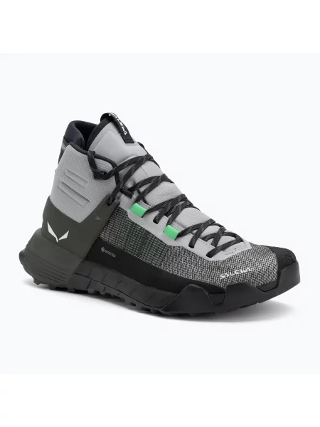 Pánske nástupové topánky Salewa Wildfire Nxt Mid GTX alloy / dark olive khaki