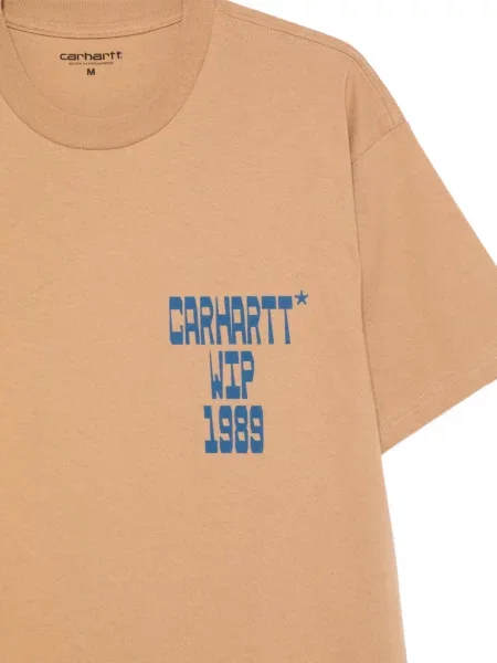 Tricou Carhartt Wip cu imagine maro