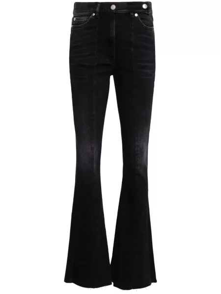 Jeansy dzwony Iro z wysoką talią czarne