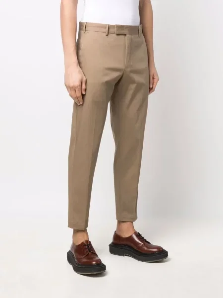 Pantaloni chino Pt Torino conici maro