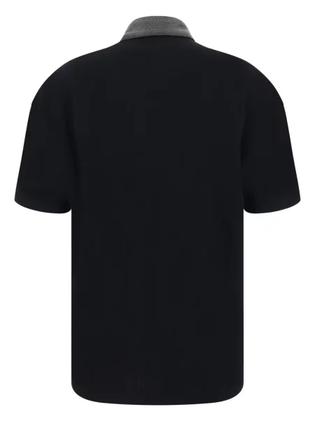 Tricou polo Brunello Cucinelli negru
