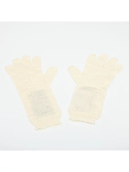 Maison Margiela rękawiczki wełniane beżowy