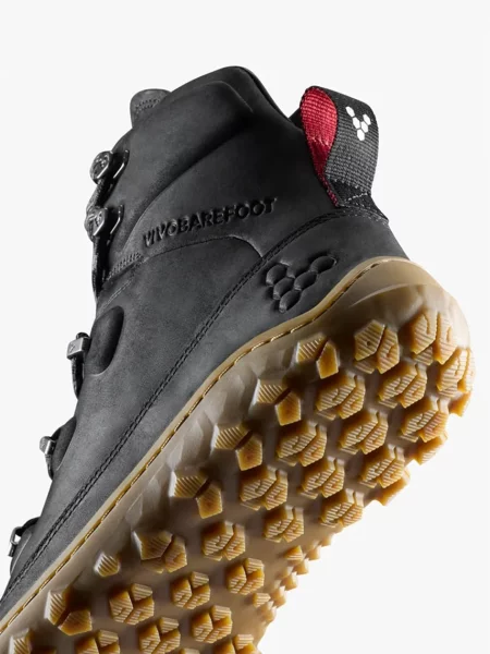 Bőr félcipő Vivobarefoot fekete