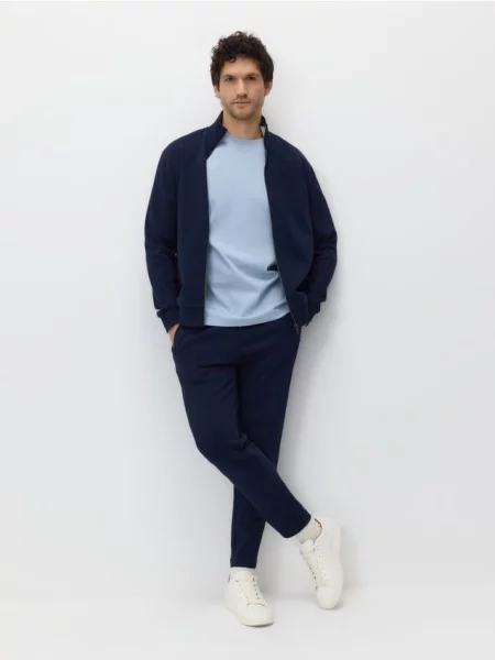 Трикотажные брюки Reserved синие