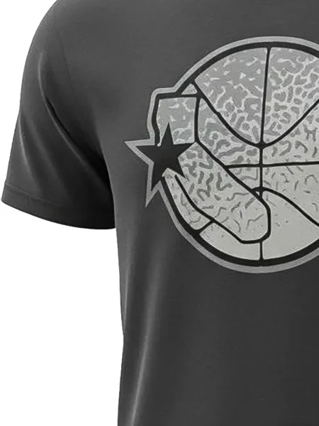 Tricou Mitchell & Ness gri