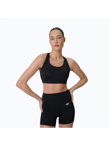 Tréninková podprsenka 4F Multiactive deep black černá
