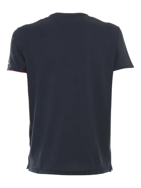 Tricou Rrd cu decolteu rotund scurt albastru