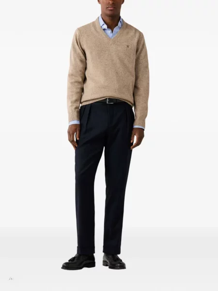 Pulover Hackett London cu decolteu în V
