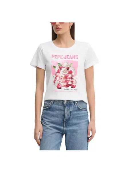 Tricou Pepe Jeans alb