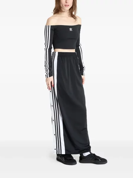 Бягане тениска Adidas с автограф отразяващ черно